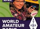 ARRL member Anne Frank, KD9LRB, of Deer Park, Wisconsin, is featured on ARRL’s World Amateur Radio Day poster.